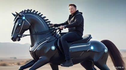 Elon Musk lança cavalo robô
