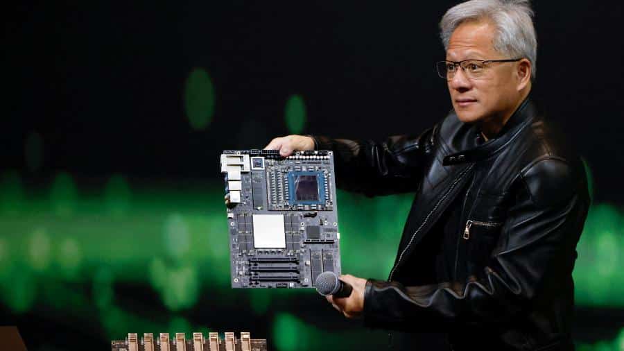 Jensen Huang, presidente da Nvidia Imagem: Ann Wang/REUTERS