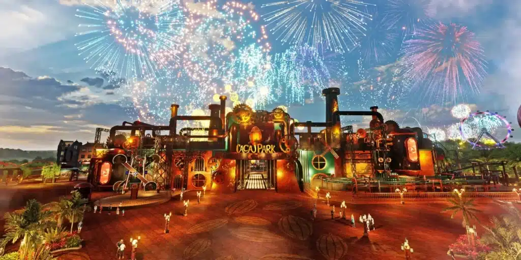 Cacau Park parque de R$ 2 bilhões com 70 atrações