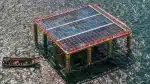 China inaugura primeiro parque solar flutuante do mundo feito de bambu