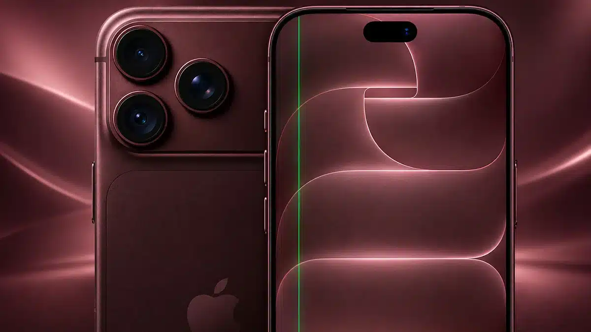 Relatos nas redes sociais mostram unidades do iPhone 18 Pro com linhas coloridas na tela.
