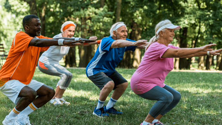 Estudo publicado na revista PLOS One avaliou os efeitos de um treino diário de quatro minutos em adultos com 65 anos ou mais. Foto: Reprodução.