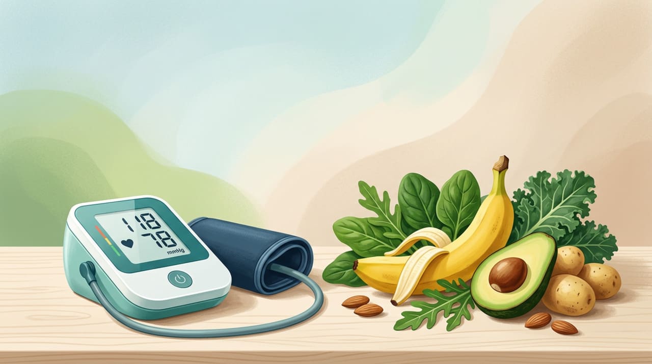 Alimentos ricos em potássio podem contribuir para o controle da pressão arterial quando fazem parte de uma dieta equilibrada. Foto: Freepik.